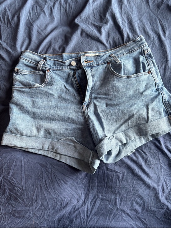 Levi's Pants - Levi's Light Blue Rolled Hem Denim Shorts